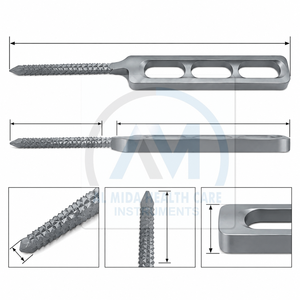 เครื่องมือผ่าตัดกระดูกแบบใช้มือ Al Mida Healthcare Orthopedic Bone File Rasp ระดับ Class II ได้รับการรับรองมาตรฐาน CE ISO13485 รับประกันตลอดอายุการใช้งาน - Product Image 5