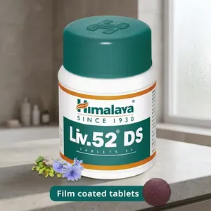Comprimés Liv 52 DS de haute qualité, extrait d'herbes sauvages, formule 100% pure et naturelle pressée à froid pour le bien-être du foie et l'immunité des adultes - Product Image 2