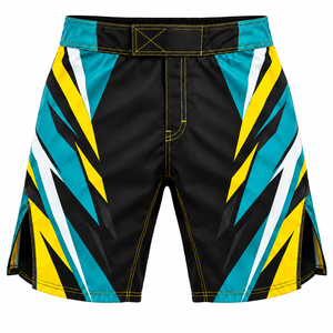 Shorts Deportivos de Muay Thai Sublimados a Medida para MMA / Ropa de Combate, Shorts de MMA de Tela Elástica Nueva al Por Mayor, OEM ODM - Product Image 2