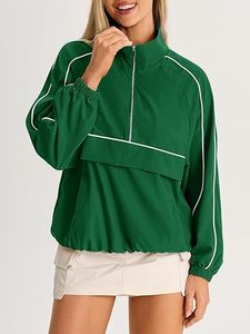 Sudadera con Cierre de Cremallera para Mujer, Protección Solar UPF 50+, Chaqueta Cortavientos Ligera para Correr, Senderismo y Actividades al Aire Libre, con Bolsillo - Product Image 4