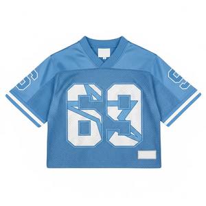 Maillot de football américain professionnel pour adultes, uniforme de compétition, 265 GSM, polyester, maillot de sport en mesh, maillots de football - Product Image 3