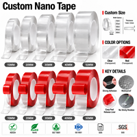 Ruban Nano Transparent Adhésif Puissant Personnalisé en Usine, Kit de Ruban Nano à Bulles, Colle Acrylique, Ruban Nano Double Face, Ruban Nano Découpé sur Mesure
