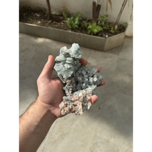 Piedra Preciosa de Calcedonia Azul Natural, Pulida, de Alta Calidad, para Joyería y Suministro al por Mayor - Product Image 1