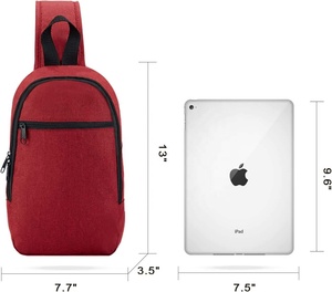 Mochila Pequeña para Hombre y Mujer, Bandolera, Mochila de Pecho para Senderismo, Deportes y Uso Diario - Product Image 5