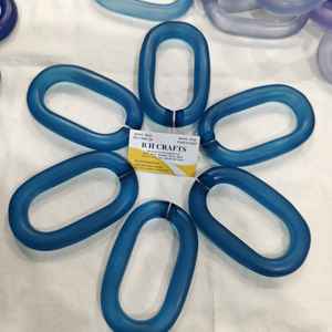 Chaîne en résine grande taille, maillons colorés pour décoration murale, séparateur de pièce DIY et accessoires de rideaux - Product Image 3