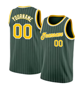 Custom Name Team Number Basketball Jersey Shirts <b>Stripe</b> Pattern Sportswear Vintage 3DPrint Summer <b>Tank</b> <b>Top</b> Vest - Product Image 6