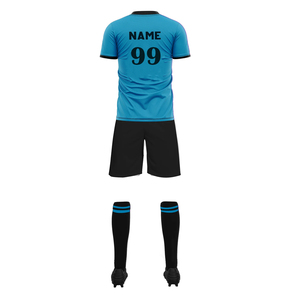 Uniforme de Fútbol Sublimado Personalizado Hecho en Pakistán, Camiseta y Pantalones Cortos de Fútbol, Diseña Tu Propio Uniforme de Equipo - Product Image 3
