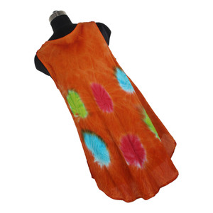 Hermoso Vestido Largo de Verano Casual para Mujer, Estilo Bohemio Tie Dye, Ropa de Playa, Vestido Tipo Paraguas - Product Image 2