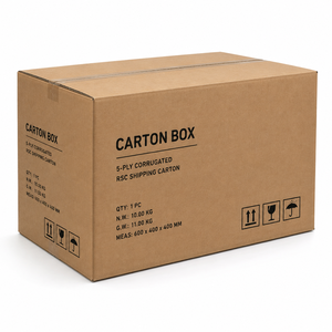 Reliable Custom Corrugated Cardboard Closed RSC Shipping <b>Box</b> Large Master Carton - Product Image 1