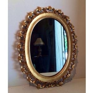 Espejo de pared interior para decoración del hogar, diseño de hojas, espejo decorativo clásico y moderno, múltiples diseños de acabado. - Product Image 1