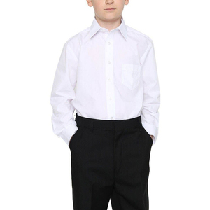 Nouvel ensemble uniforme scolaire formel pour garçon avec chemise, cravate et pantalon – Confortable et facile à porter - Product Image 2