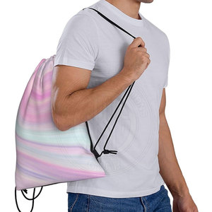 Sacs à cordon légers personnalisés avec contraste de couleurs, service OEM, vente en gros, meilleurs sacs à cordon design - Product Image 3