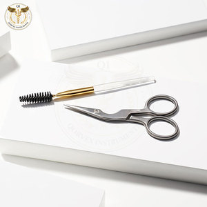 Tijeras para Cejas Curvas de Último Diseño, Multiusos, de Alta Calidad, para el Cuidado de la Belleza, de Acero Inoxidable, para Diestros - Product Image 6