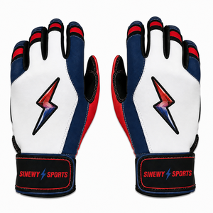 ถุงมือตีเบสบอล SINEWY SPORTS แบบมีแผ่นรองโพลีเอสเตอร์ ใช้ได้ทั้งมือซ้ายและขวา ปิดด้วยแถบตีนตุ๊กแก สำหรับผู้ใหญ่ รุ่นฝึกซ้อม HZ-13-00 - Product Image 6