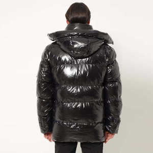 Veste d'hiver pour homme, veste matelassée imperméable et coupe-vent, avec capuche, pour l'extérieur - Product Image 4