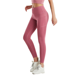 Custom Women High Waist <b>Gym</b> Pants With Phone Pocket Fitness Yoga Wear Sweat Pants Yoga <b>Leggings</b> for Women Tiktok Yoga Pants - Product Image 4