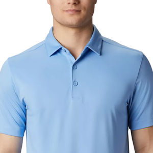 Camisetas de polo de golf 100% algodón OEM al por mayor de alta calidad para hombre, blancas, transpirables, con bordado personalizado e impresión, manga corta - Product Image 5
