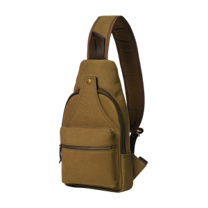 Sac à dos pour homme en cuir véritable de style vintage de luxe avec fermeture à glissière et doublure en polyester - Product Image 1