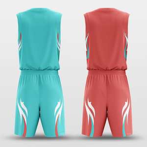 Maillot de basketball rétro personnalisé respirant à séchage rapide unisexe en polyester avec transfert thermique 220g en maille, OEM, marque privée, 3D - Product Image 2