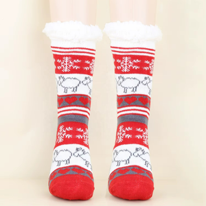 Custom Slipper <b>Socks</b> Santa Fuzzy Fluffy Thick Warm <b>Winter</b> Cozy <b>Socks</b> Women Knit Crew Xmas Fuzzy Comfy Christmas <b>Socks</b> - Product Image 3