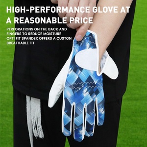 Nouveau design, gants de golf en cuir Cabretta de haute qualité, coupe-vent, imperméables, à séchage rapide, à doigts entiers, Bigwood Sports - Product Image 6