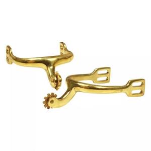 เดือยขี่ม้าแบบตะวันตกสำหรับมืออาชีพ พร้อมลวดลายดอกไม้เคลือบเงิน - Product Image 1