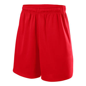 Shorts de jogging noirs pour hommes en gros, avec logo personnalisé, en polyester, pour entraînement de football, avec logo Activewear, service OEM disponible - Product Image 2