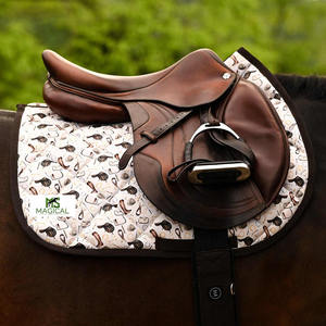 Tapis de selle pour cheval de haute qualité, tapis de selle de chasse par sublimation, excellente qualité, tapis de selle d'équitation polyvalents - Product Image 5