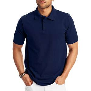 Polo Homme Élégant Brodé 100% Coton Haute Qualité Manches Courtes Design Personnalisé Grande Taille – Vente en Gros - Product Image 3