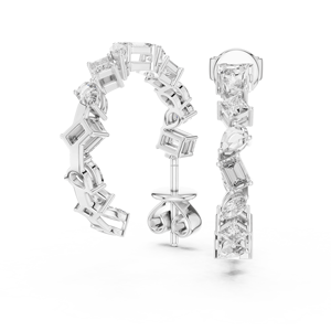 Chic transporter 14K Mossanite bijoux dame cadeau 10K/14K /18K/22K/925 argent poire coupe Moissanite boucles d'oreilles - Product Image 6