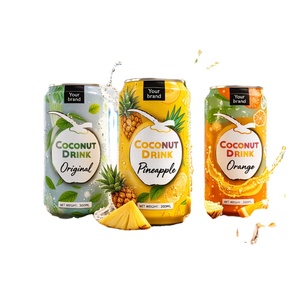 Agua de Coco con Jugo de Frutas 330ml, Fabricante de Vietnam |   Mejor Precio al por Mayor, Diseño OEM/ODM con Muestra Gratuita - Product Image 1