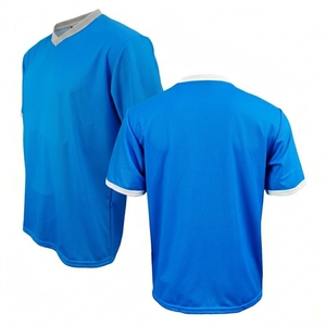 Custom <b>High</b> Quality American Football Jersey Short Sleeve V Neck Printed Polyester Cotton Sports Uniform Team Training Jersey - Product Image 5