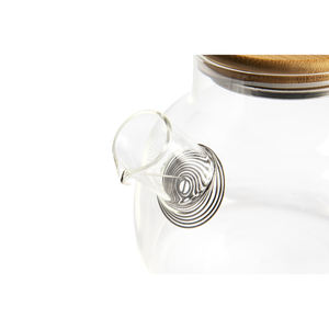 Tetera de Vidrio Excelsa de 1 L Transparente con Tapa de Bambú Eco Living - Product Image 2
