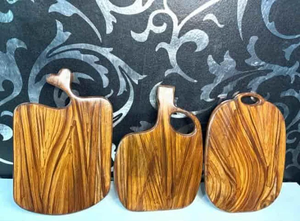 Tabla de Cortar de Madera Hecha a Mano de Primera Calidad, Tabla de Picar con Acabado Natural para Preparación de Alimentos y Servicio en la Cocina, Calidad de Exportación - Product Image 2