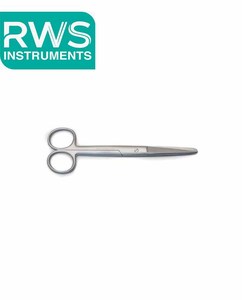 กรรไกรผ่าตัดปลายทู่ตรง ยี่ห้อ RWS Instruments ได้รับการรับรองมาตรฐาน CE ระดับ II ISO13485 - Product Image 1