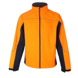 Veste softshell imperméable zippée pour homme, doublée polaire, à capuche, réfléchissante, pour l'hiver, la randonnée en plein air, coupe-vent et imperméable - Product Image 2