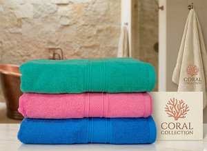 Toallas de Mano Desechables de Algodón Orgánico Teñido en Azul Cielo, de Primera Calidad y Alta Absorbencia, para Spa, Viajes, Playa y Piscina - Product Image 3