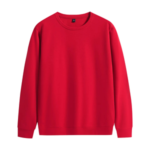 Casual Fleece Long Sleeve <b>Pullover</b> Breathable Solid Color Winter <b>Jumper</b> Top Men's Crewneck Sweatshirt - Product Image 4