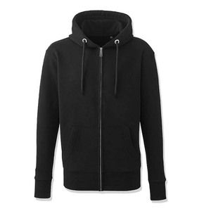 Sweat à capuche zippé intégral en molleton tricoté streetwear de haute qualité pour homme, 460 GSM, en polyester/coton épais, respirant, brodé, couleur unie - Product Image 6