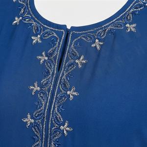 Nouvelle Abaya au design optimal, couleur personnalisée, pour femmes, services OEM, séchage rapide, respirante, robe longue islamique pour femmes, vente en gros - Product Image 4