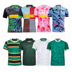Men's High Quality Custom Professional Rugby Jersey Breathable Quick Dry Plus Size <b>Athletic</b> Team Wear Uniform Sports Apparel - Product Image 1