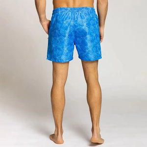Shorts de bain boxer à séchage rapide, respirants, imperméables, avec cordon de serrage, en Spandex/Nylon, pour la plage - Product Image 3