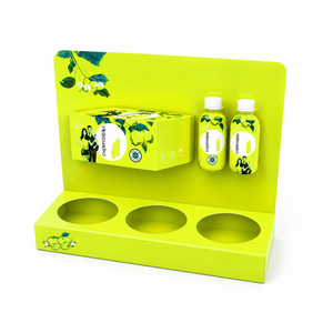 Exhibidor de Botellas de PVC Independiente con Impresión de Logotipo Personalizado para Promoción de Bebidas en Supermercados y Tiendas de Comestibles - Product Image 3