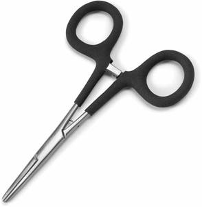 Pinzas de pesca con mosca, hemostato recto, agarre cómodo personalizado, alicates de pesca - Product Image 2
