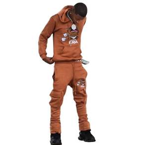 Conjunto Deportivo con Capucha para Hombre, Modelo 2022, Personalizable, Cómodo, para Gimnasio y Uso Casual - Product Image 1