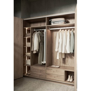 Armoire Écologique Moderne en Bois pour Chambre à Coucher – Vente Directe Usine – Meuble de Rangement pour Villa - Product Image 3