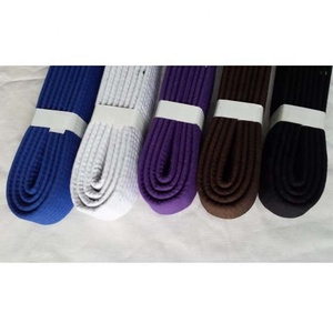 Ceintures de Jiu-Jitsu Brésilien OEM personnalisées en gros, marque privée, haute qualité, 100 % coton, légères, pour arts martiaux - Product Image 3