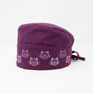 New Nurse Hat <b>Scrub</b> <b>Caps</b> Floral Bouffant Sanitary With Sweatband Cartoon Printing Nursing Hat <b>Scrub</b> Hat - Product Image 6