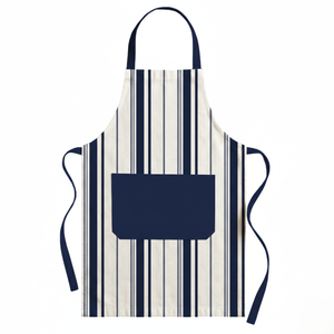 Delantal de Cocina de Algodón con Bolsillos, Delantal Ajustable para Cocina, Barbacoa, Restaurante, Cocina Casera - Product Image 1