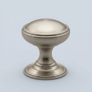 Bouton de meuble rond design, style décoratif, nickel poli, design moderne, pour la maison, le bureau, le salon, les commodes et les portes de placards - Product Image 5